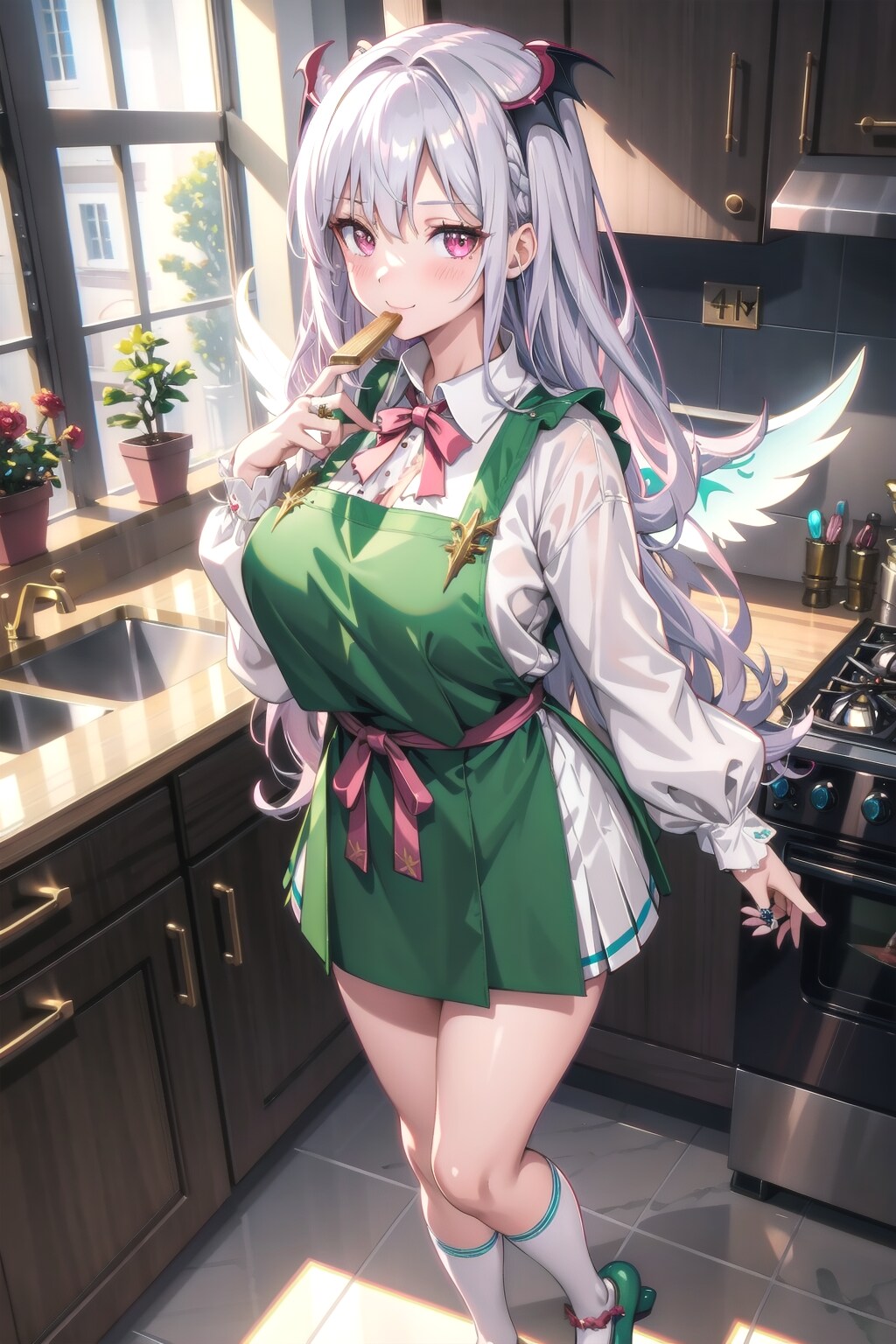 緑のエプロン