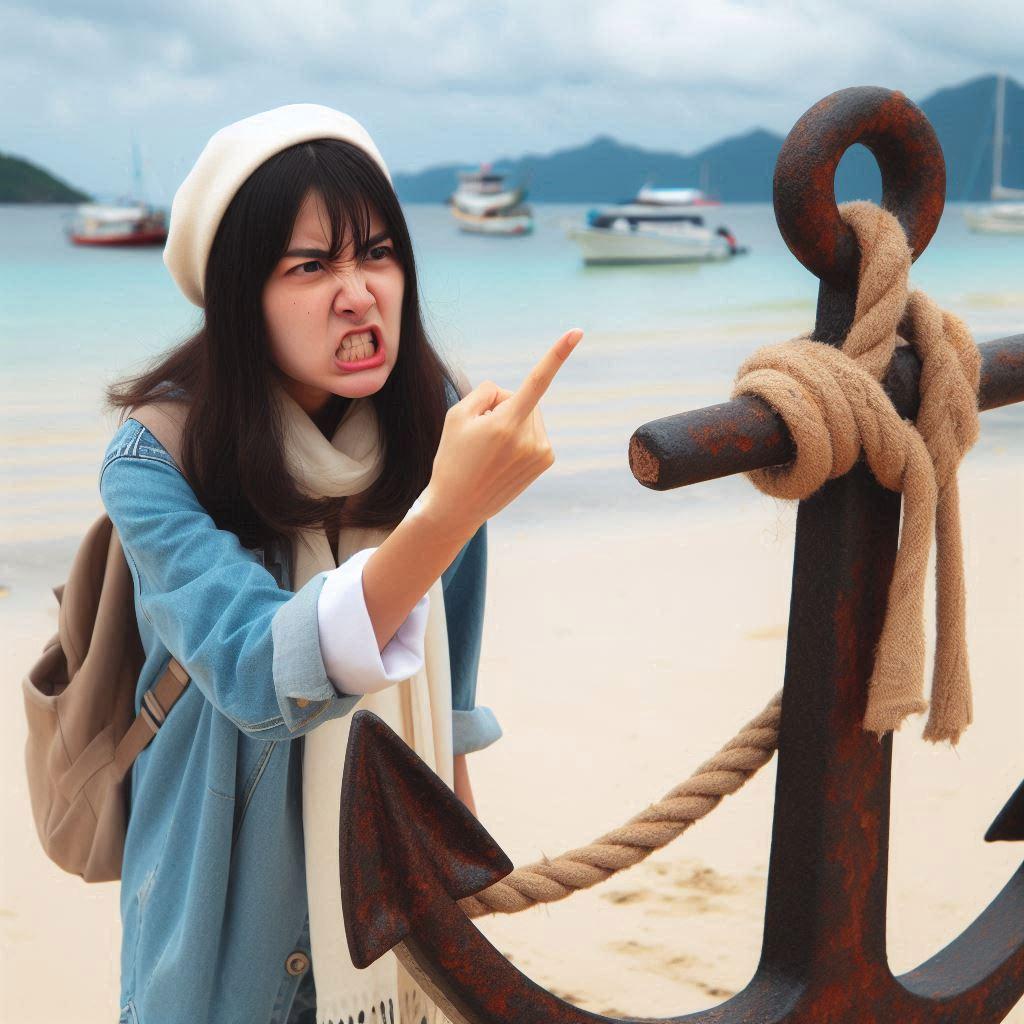 碇に怒り