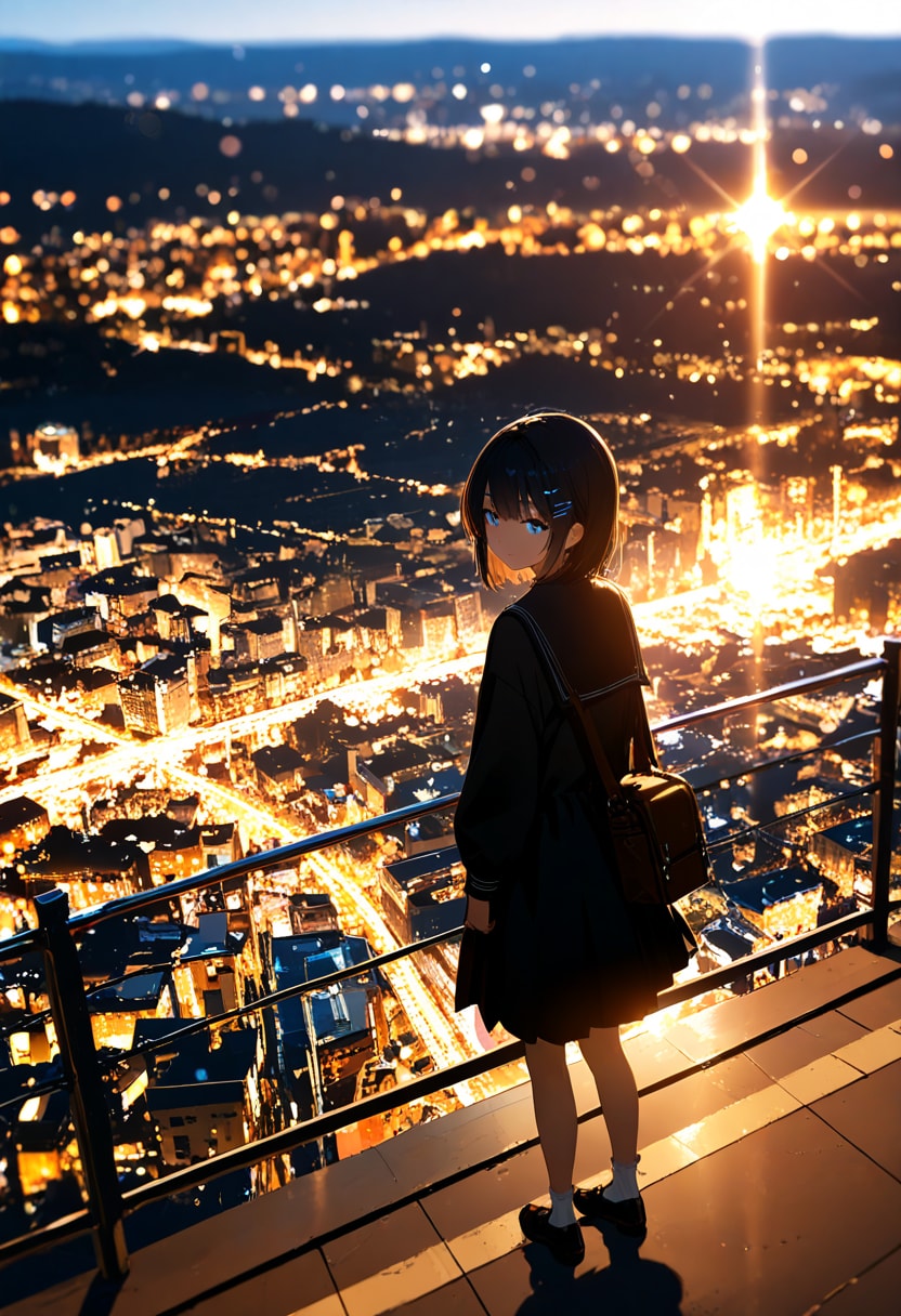 ポートレート(光と影)(cinematic lighting)(38)