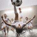雨の中でサッカー 11枚目