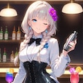 芹奈さんから教わって作った瑠奈特製のカクテル🍸️よ❤️味は芹奈さんのお墨付きだからちゃんと味わって飲んでね❤️ 2枚目