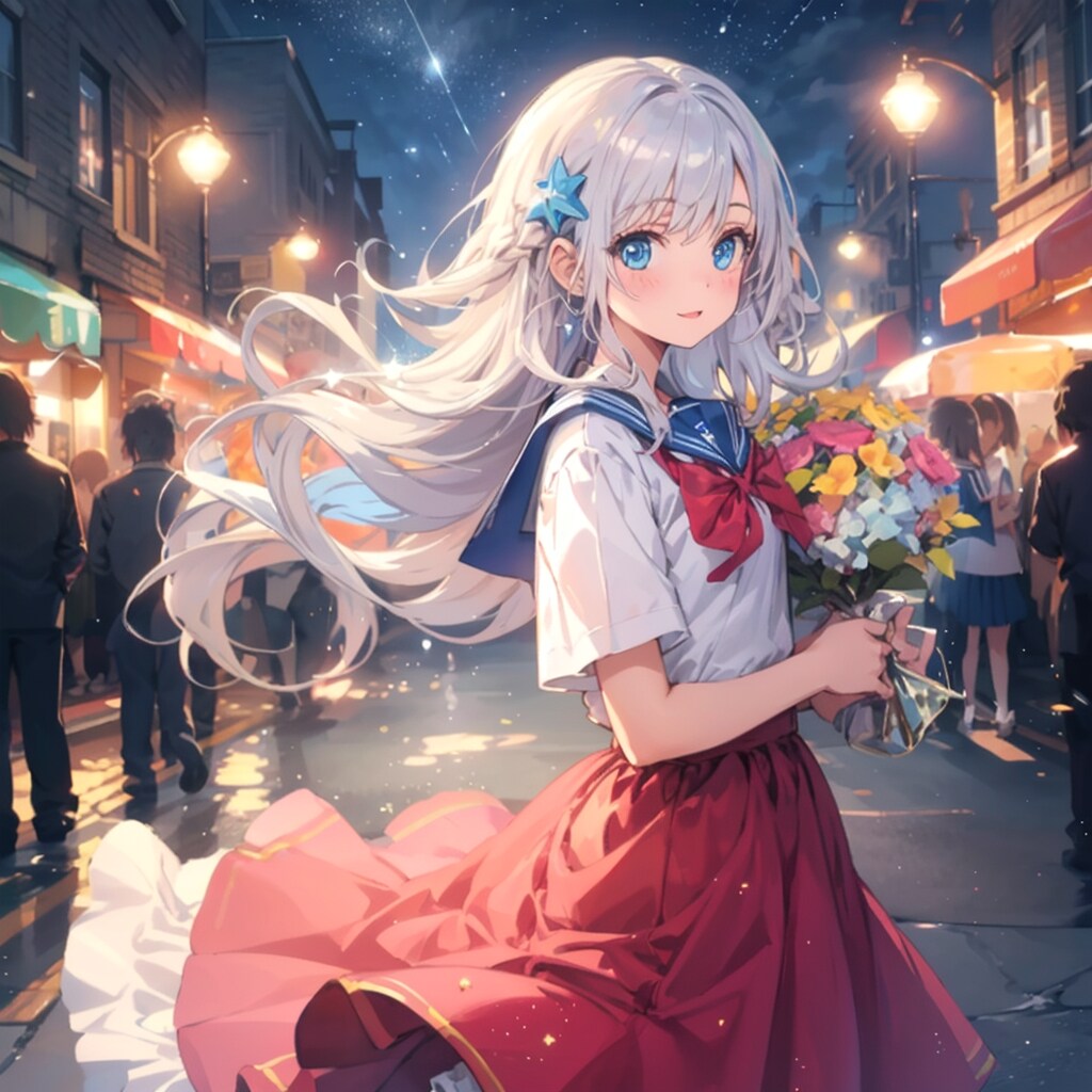 夜の街で