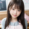 エプロン姿の女性 7枚目