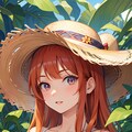 麦わら少女① 4枚目
