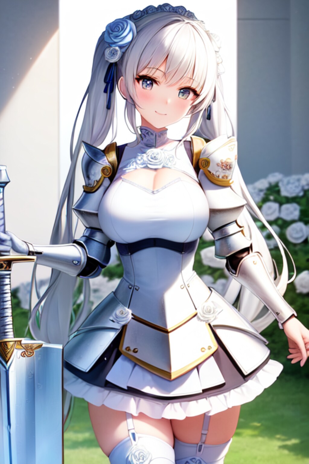 白薔薇の少女騎士