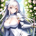 白薔薇の少女騎士 4枚目