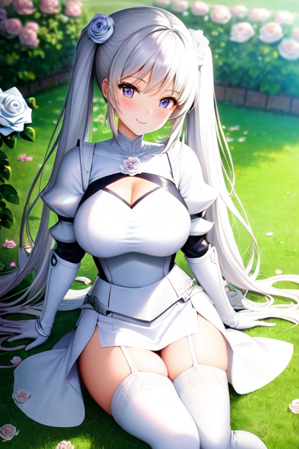 白薔薇の少女騎士