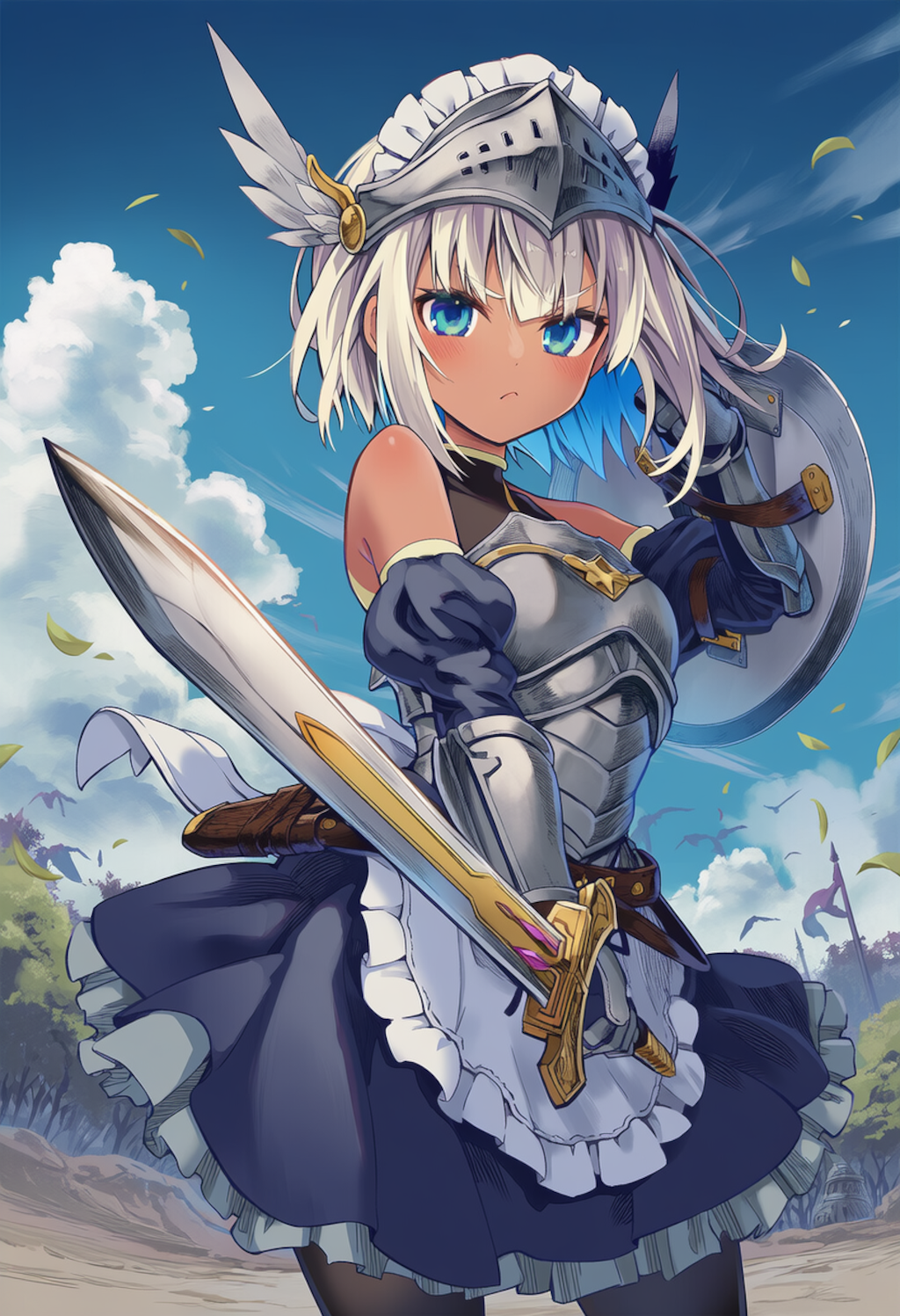 全員褐色メイドな冒険者パーティ