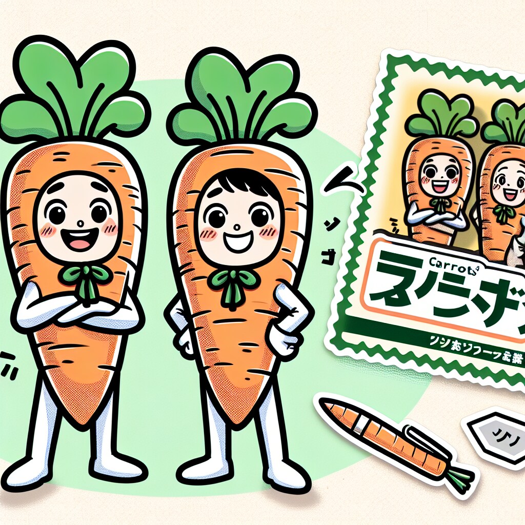 にんじんとかバナナの着ぐるみ