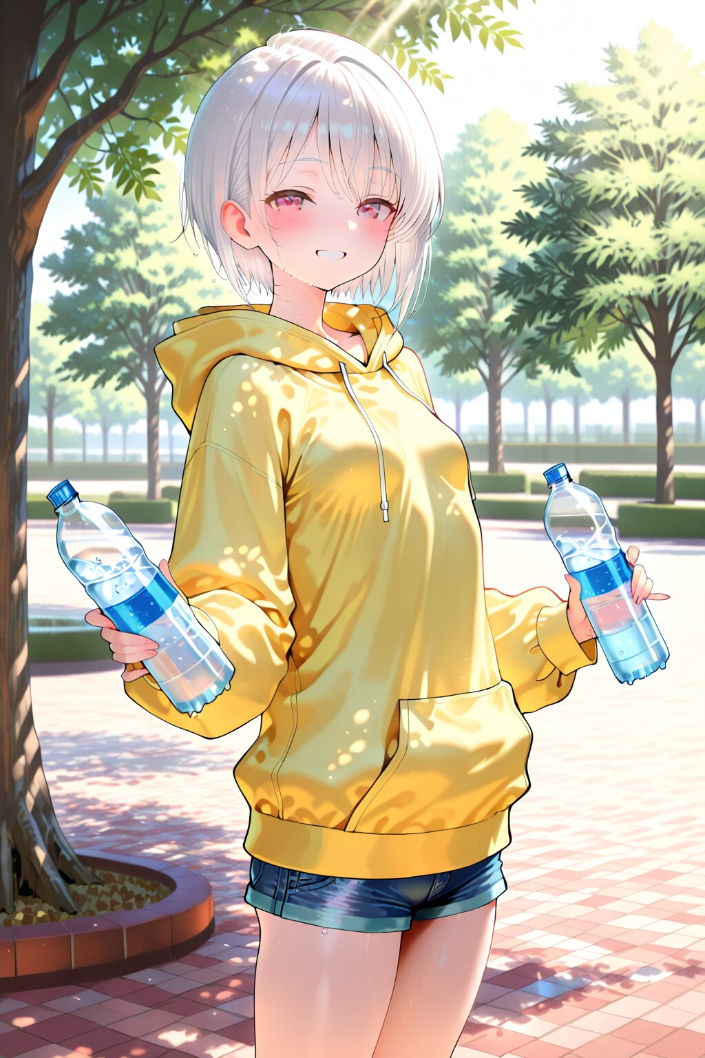 暑いししっかり水分補給しないとね