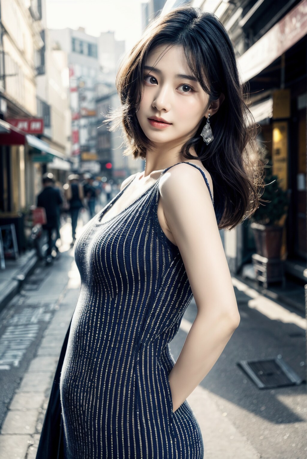 ニット女子３