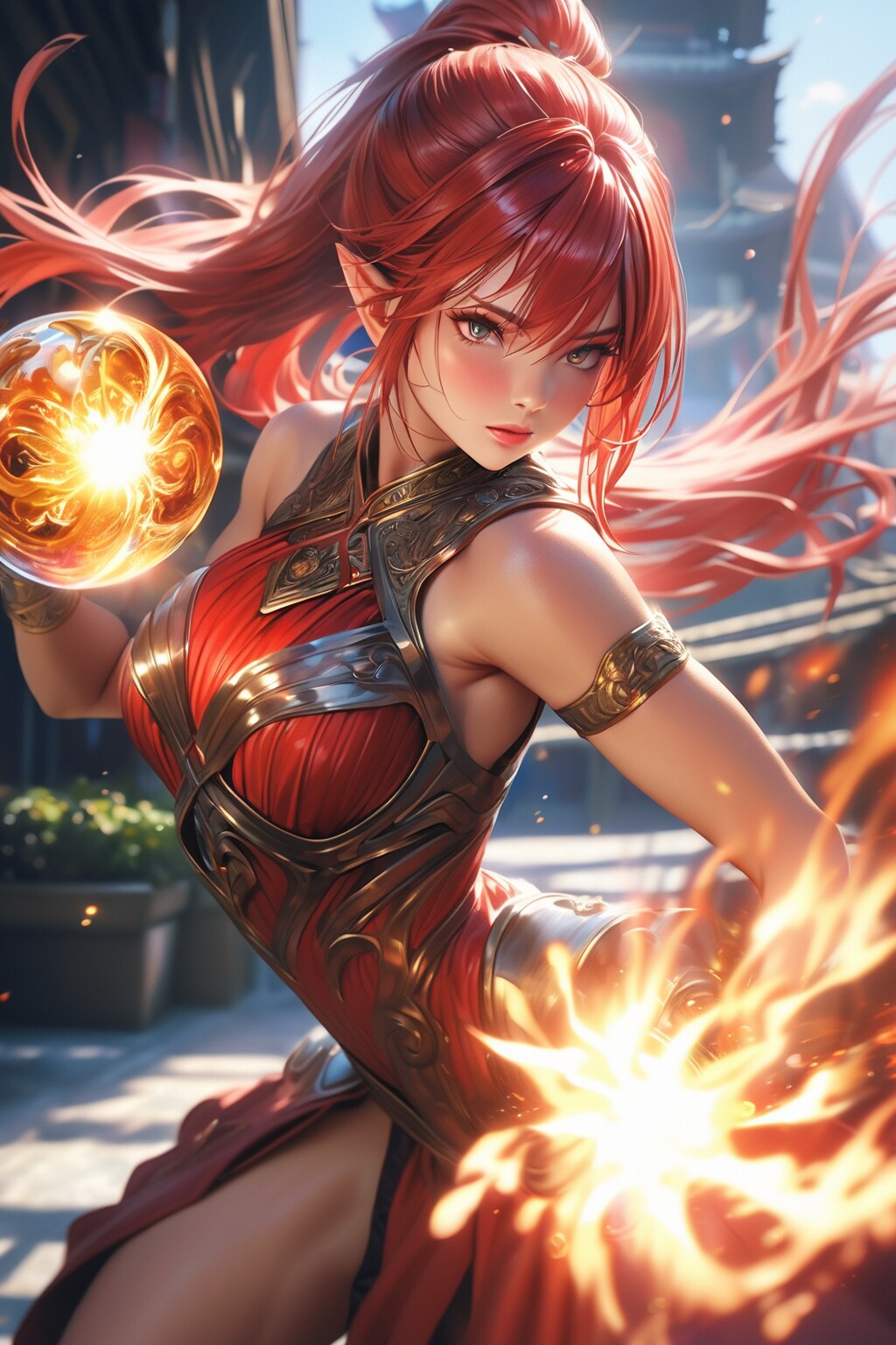 ファイヤーボール | の人気AIイラスト・グラビア