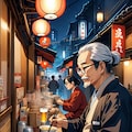 ラーメン陽楽とレトロ通り 2枚目