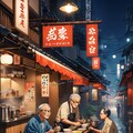 ラーメン陽楽とレトロ通り 6枚目