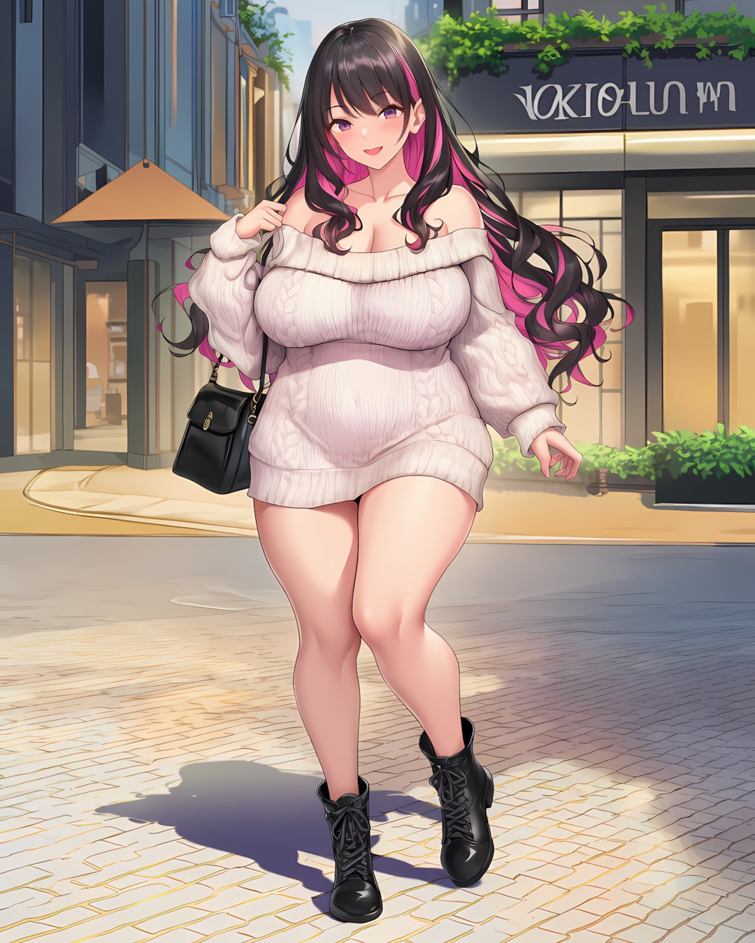 デートの続き街を一緒にお散歩リナ✨