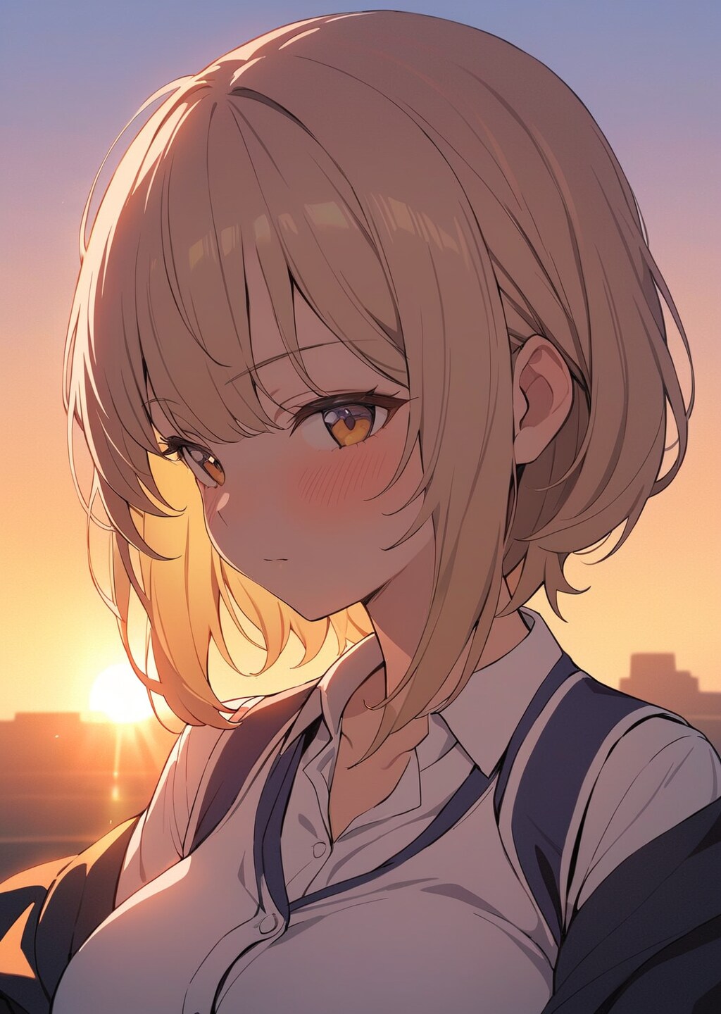 夕暮れ