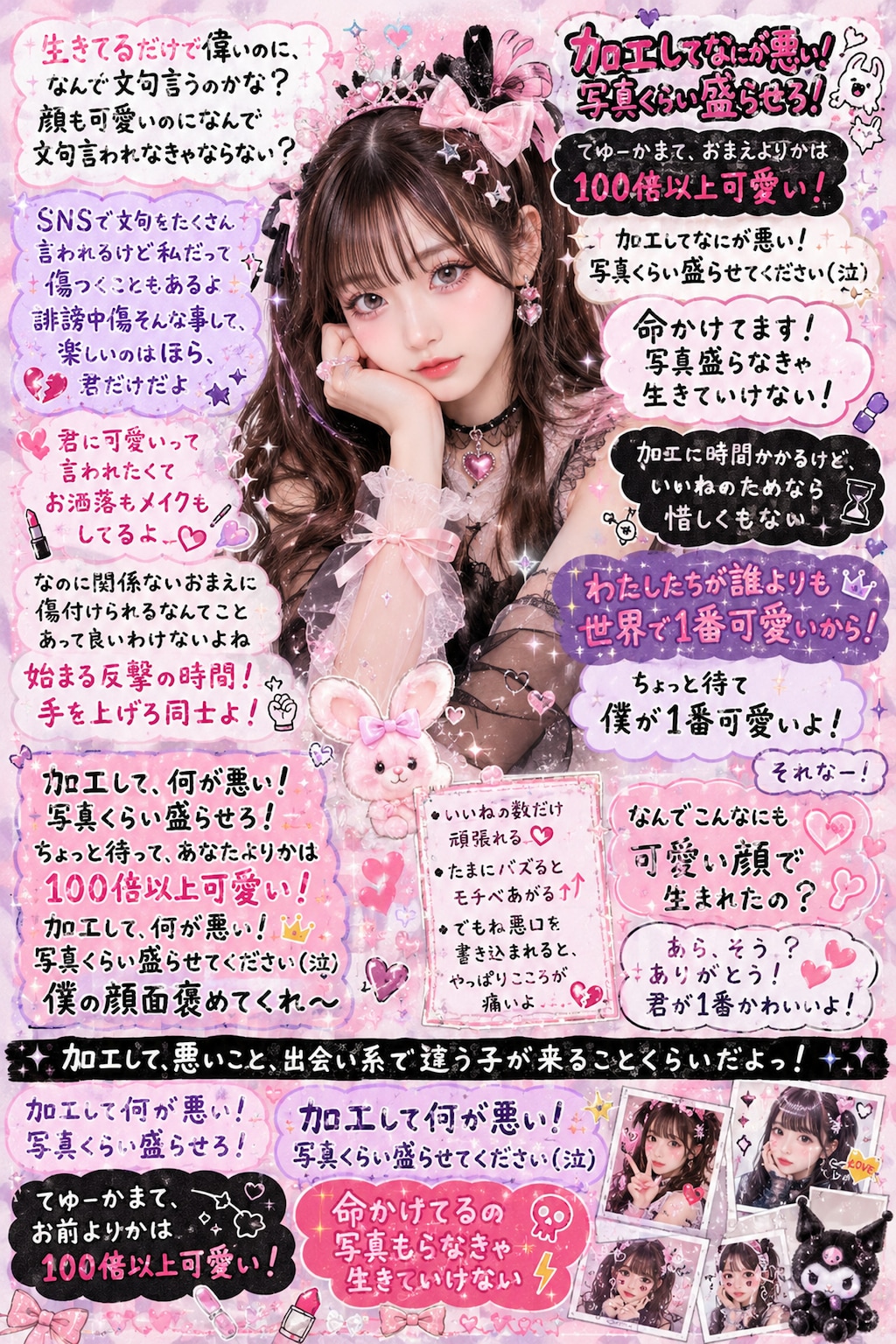 「加工して何が悪い/モノクローン」(どうかしているさん主催「#歌詞から生まれる」参戦作品)