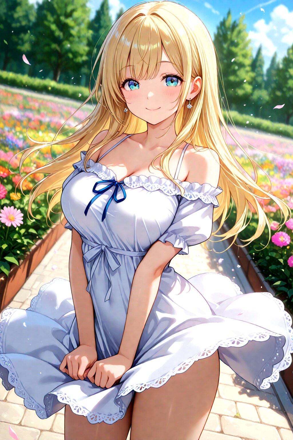 077（花いっぱいの庭園）
