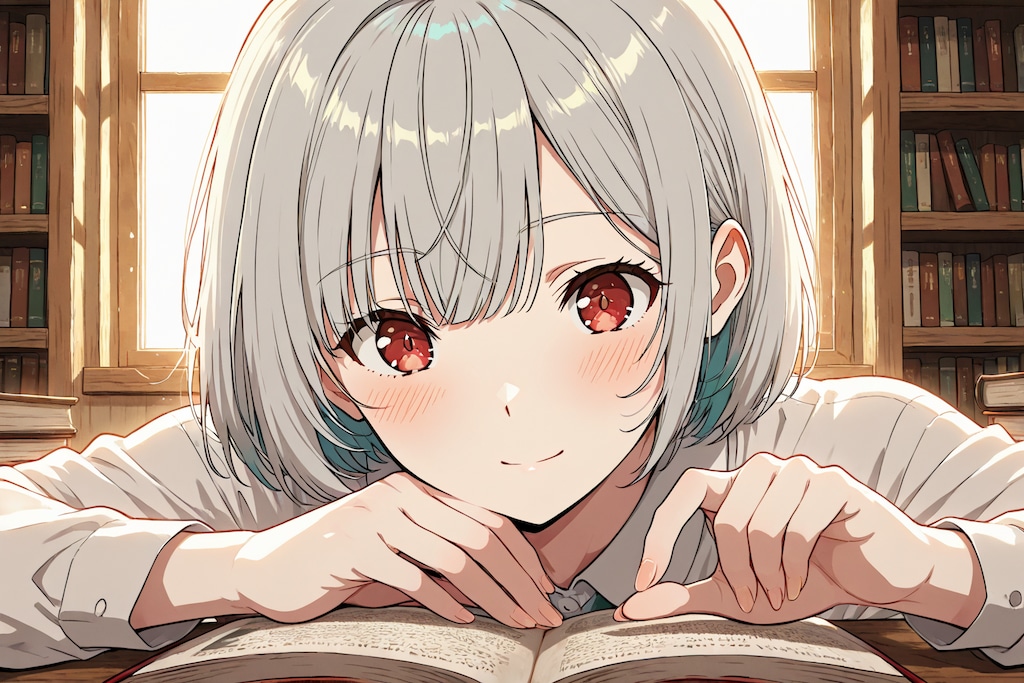 本をなぞる指