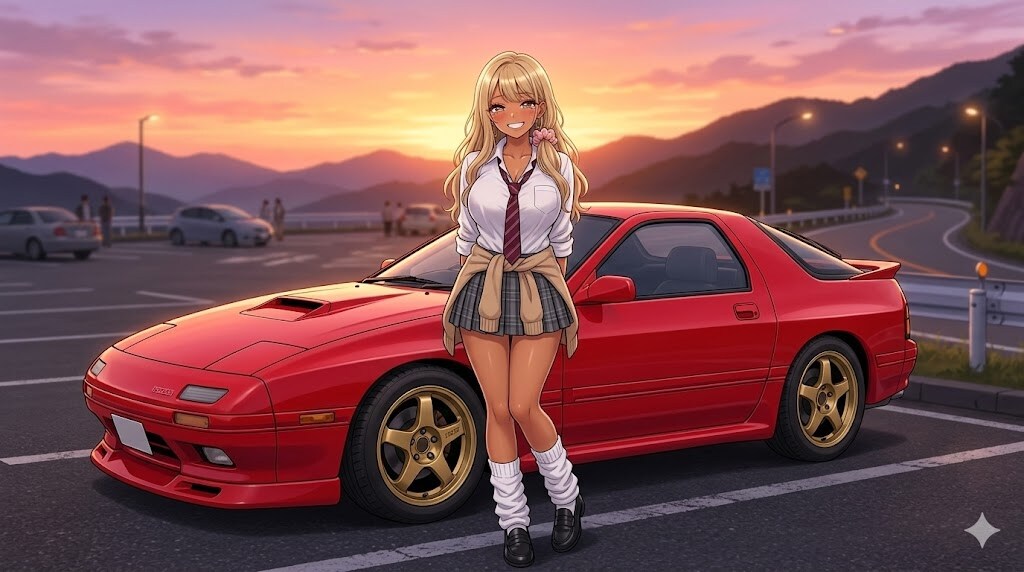 ギャルちゃんの愛車RX-7 FC3S💗