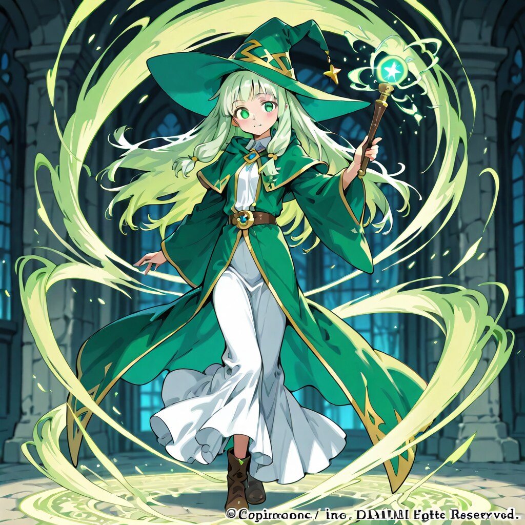 緑の魔法使い | の人気AIイラスト・グラビア