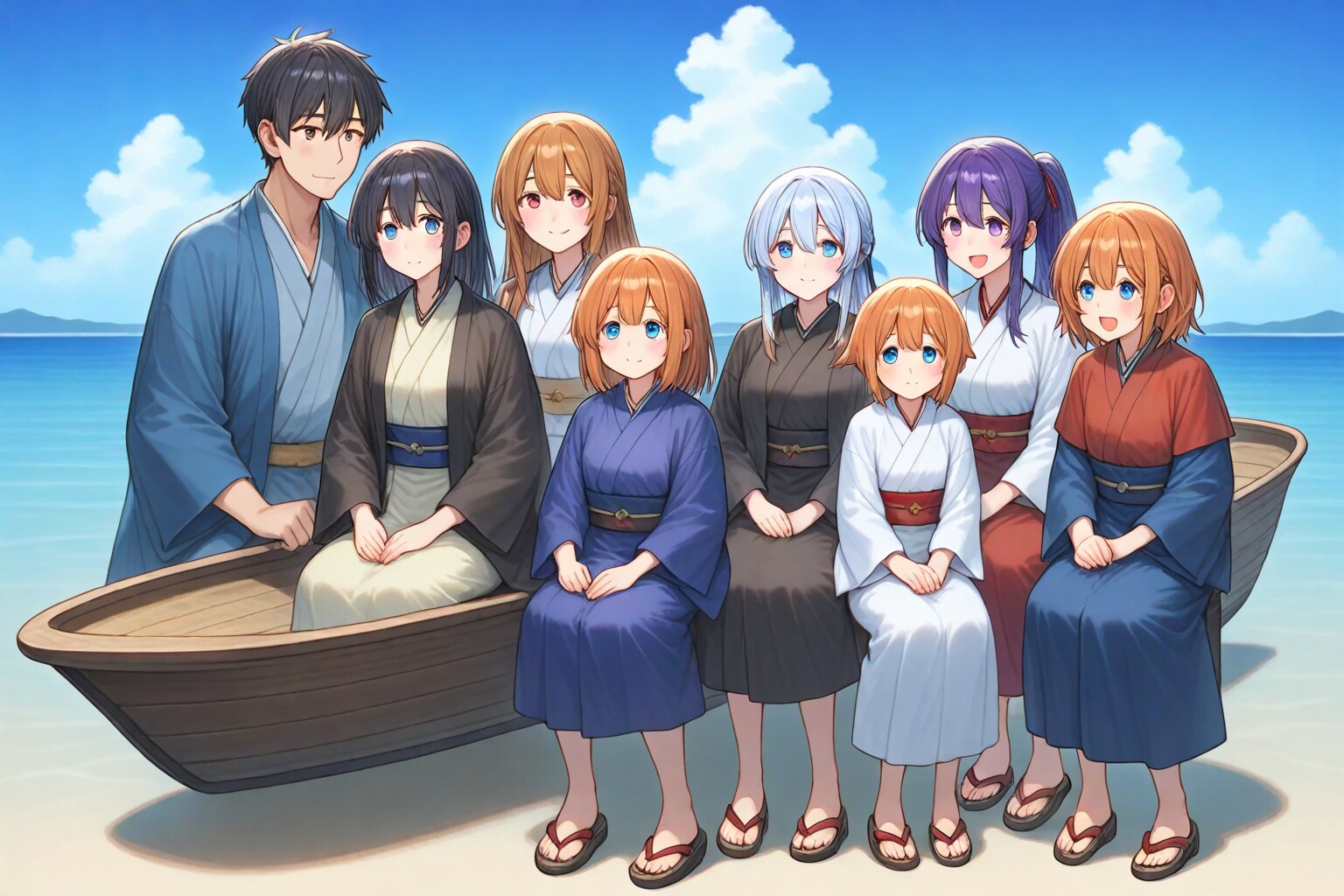 商人一家３ | の人気AIイラスト・グラビア