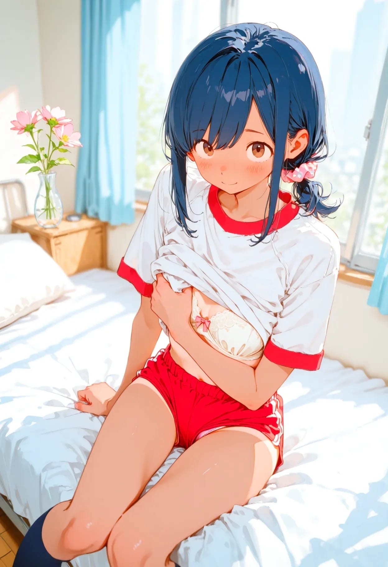保健室の先生を誘惑してみる