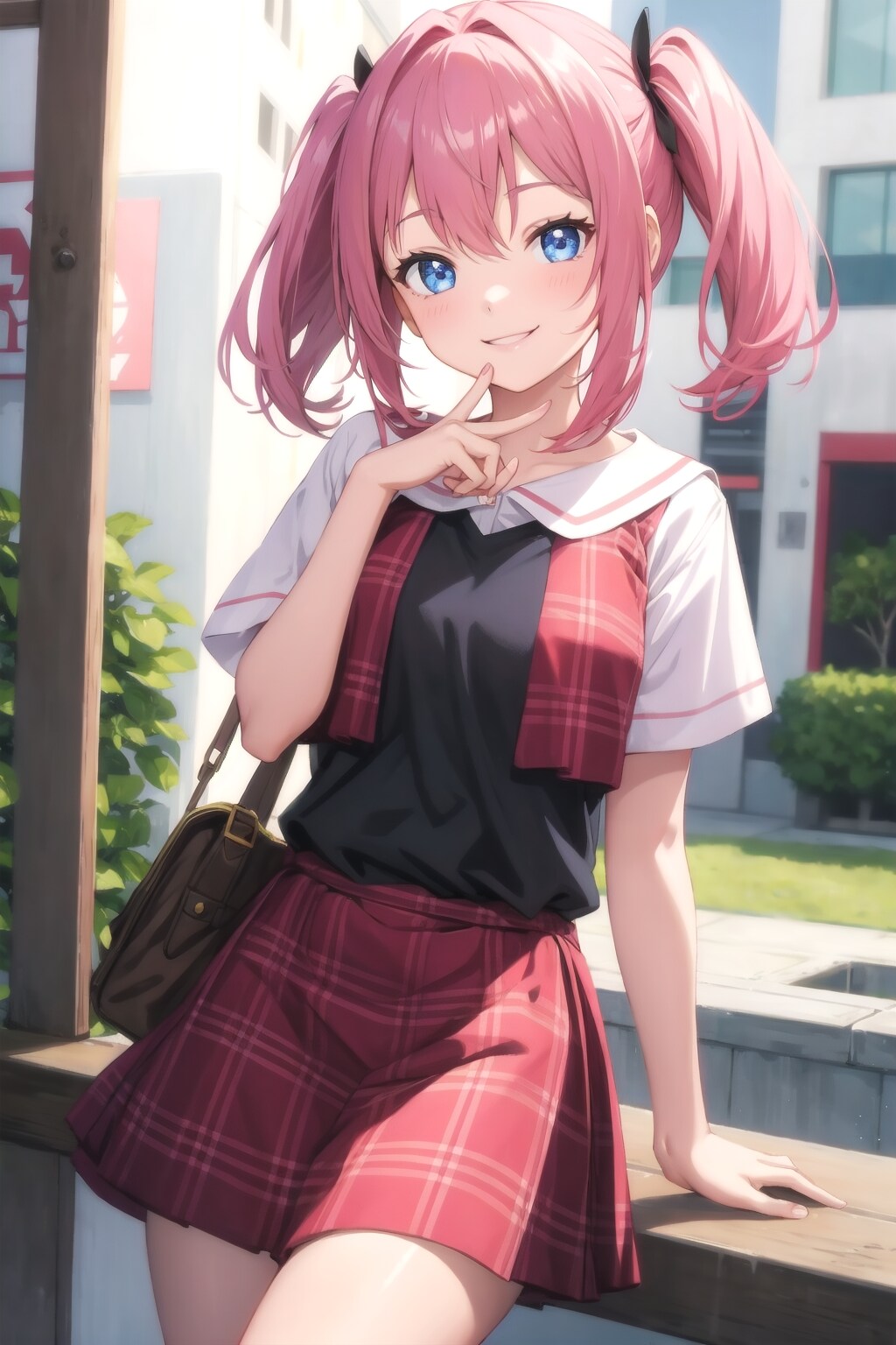 クールな笑顔