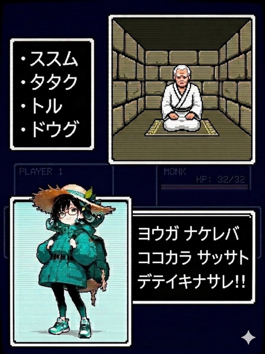 ロウソク ヲ トリマシタ