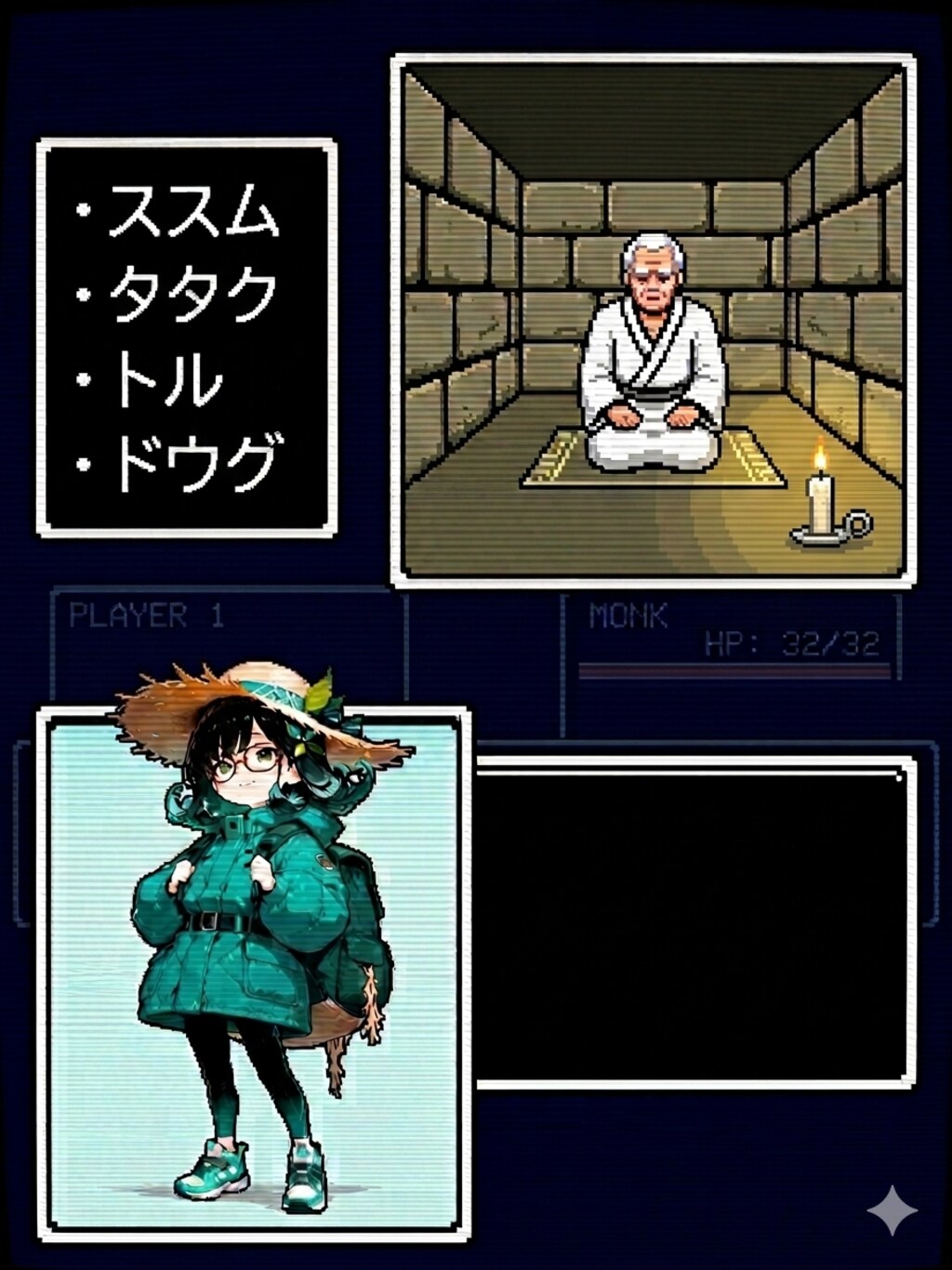 ロウソク ヲ トリマシタ
