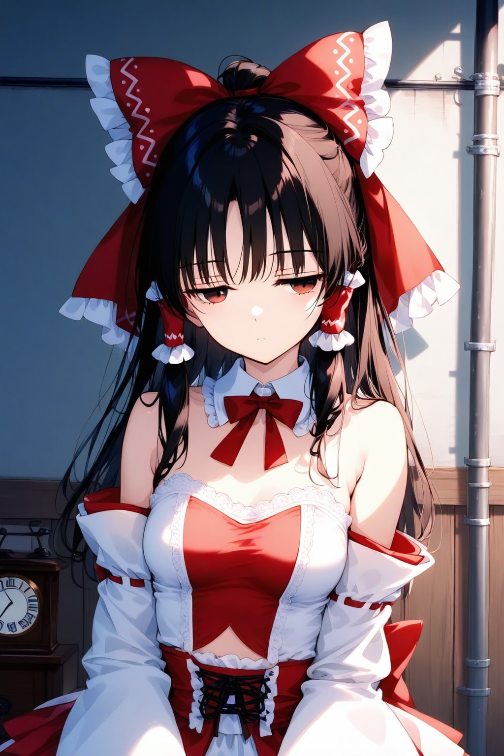 【カラーアイドル】貧乏アイドル博麗さん | の人気AIイラスト・グラビア