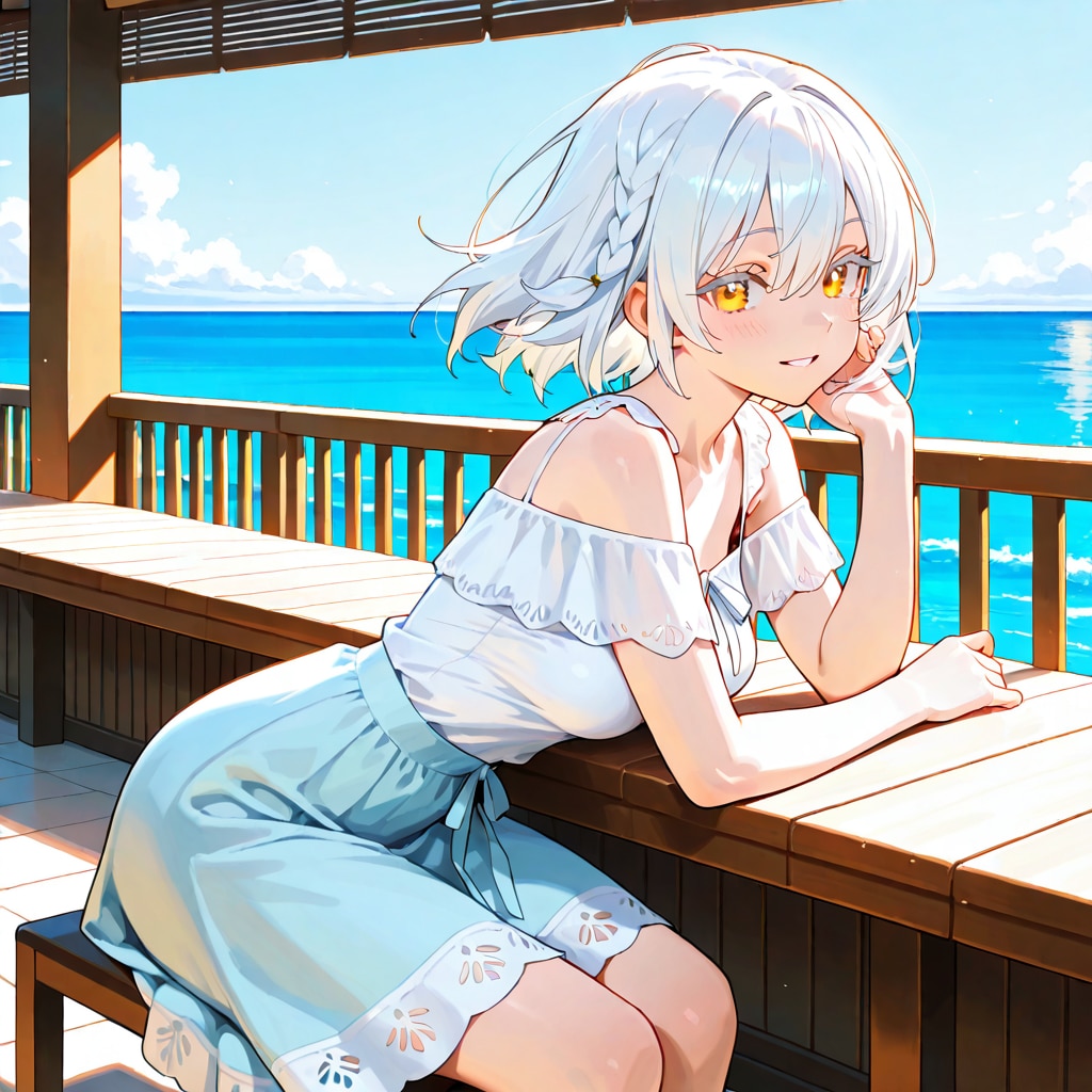 海辺のテラス