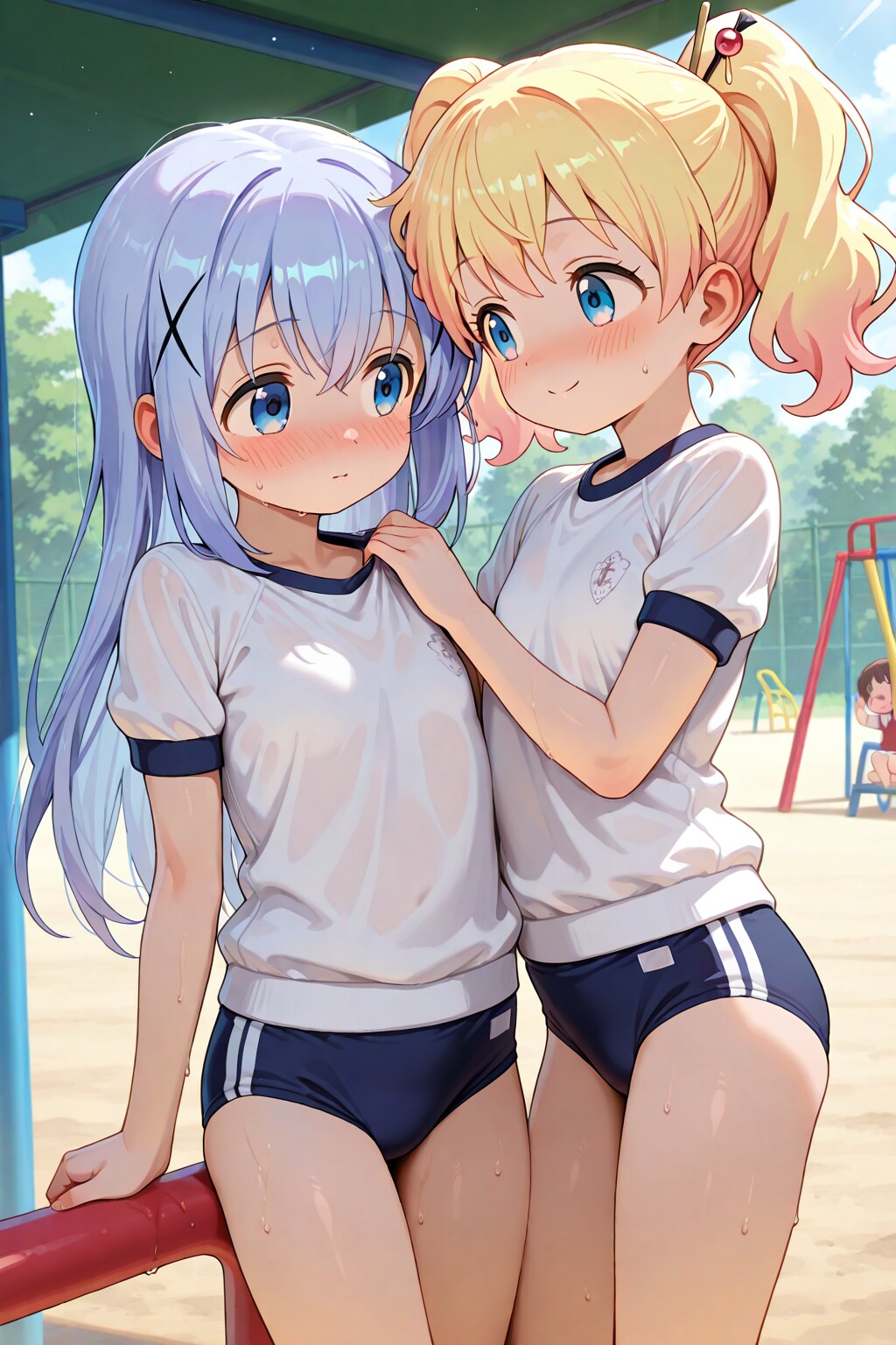 日陰での適宜な休憩も大事だよ。
