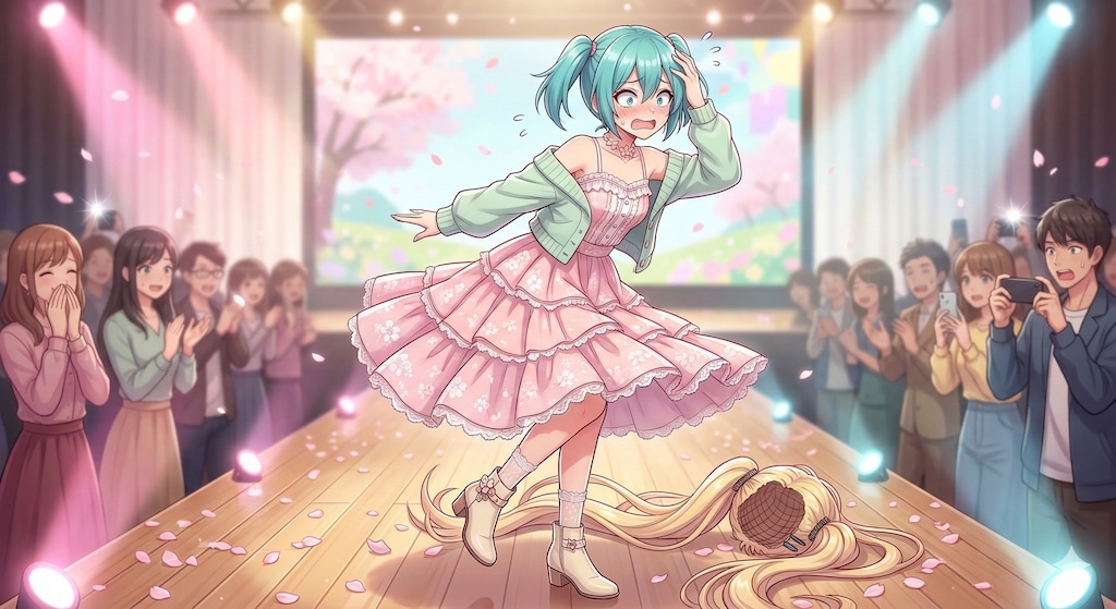 張り切りすぎて身バレしてしまったミクさん😅