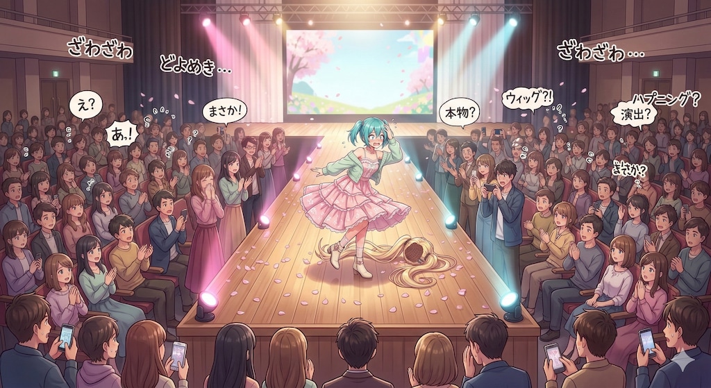 張り切りすぎて身バレしてしまったミクさん😅