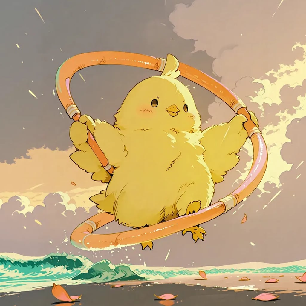 ピヨの荒ぶるフープ(曲げ)