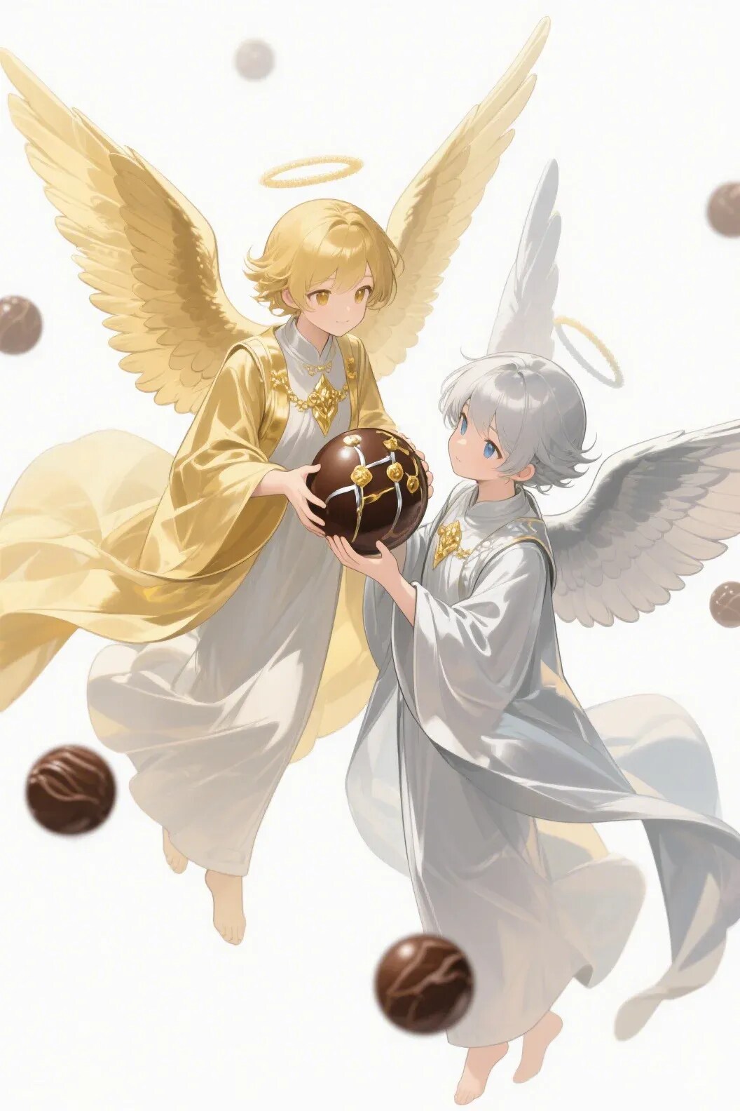 金と銀のエンゼル49 | の人気AIイラスト・グラビア