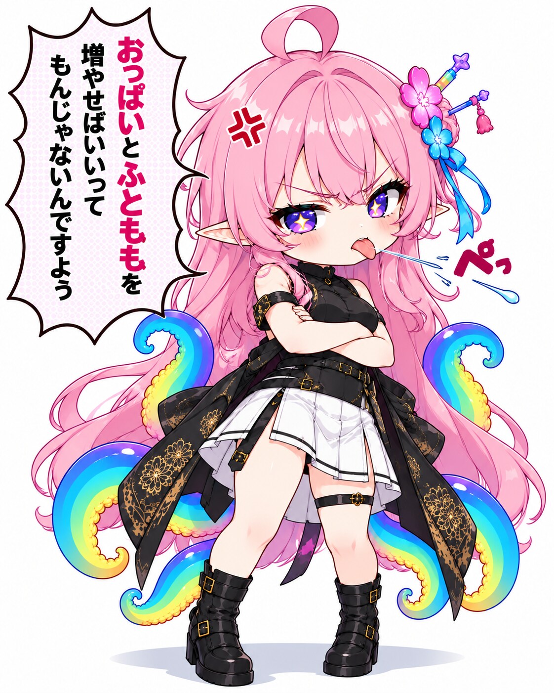 なんだか感じの悪い桃タコ | の人気AIイラスト・グラビア