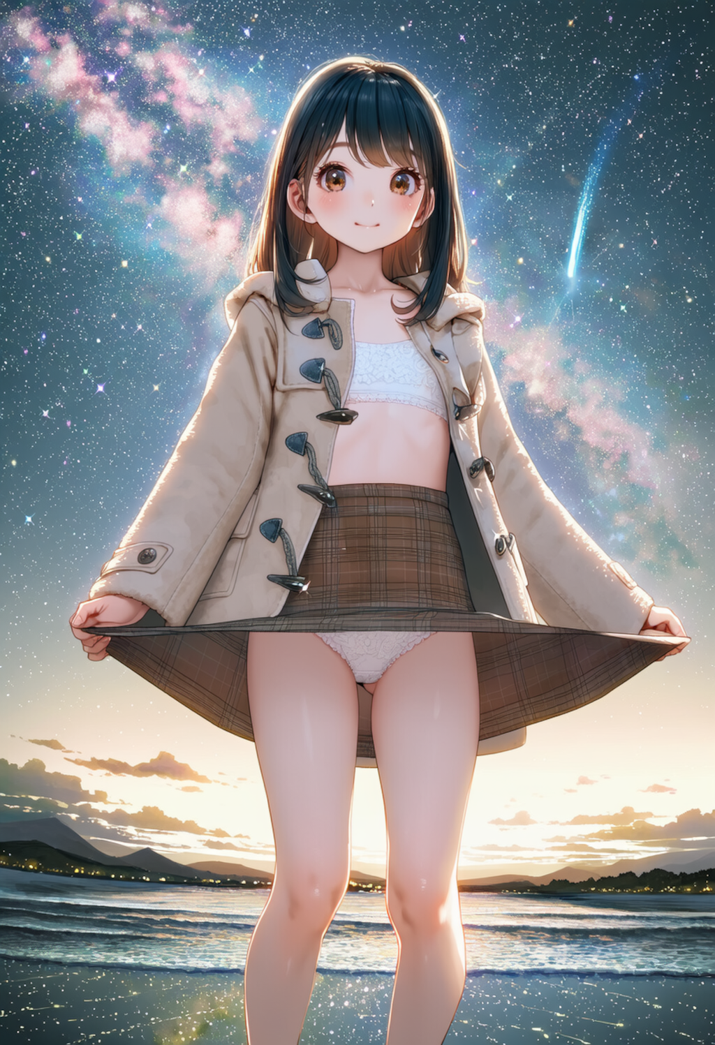 星河にふれる少女