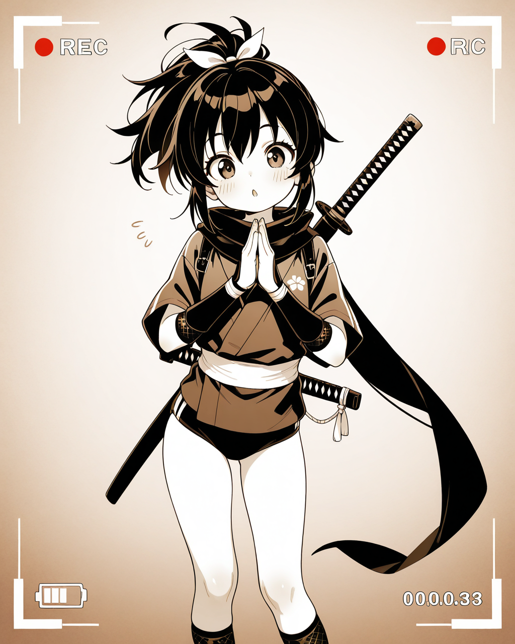 監視カメラに映ってしまった忍ルマ