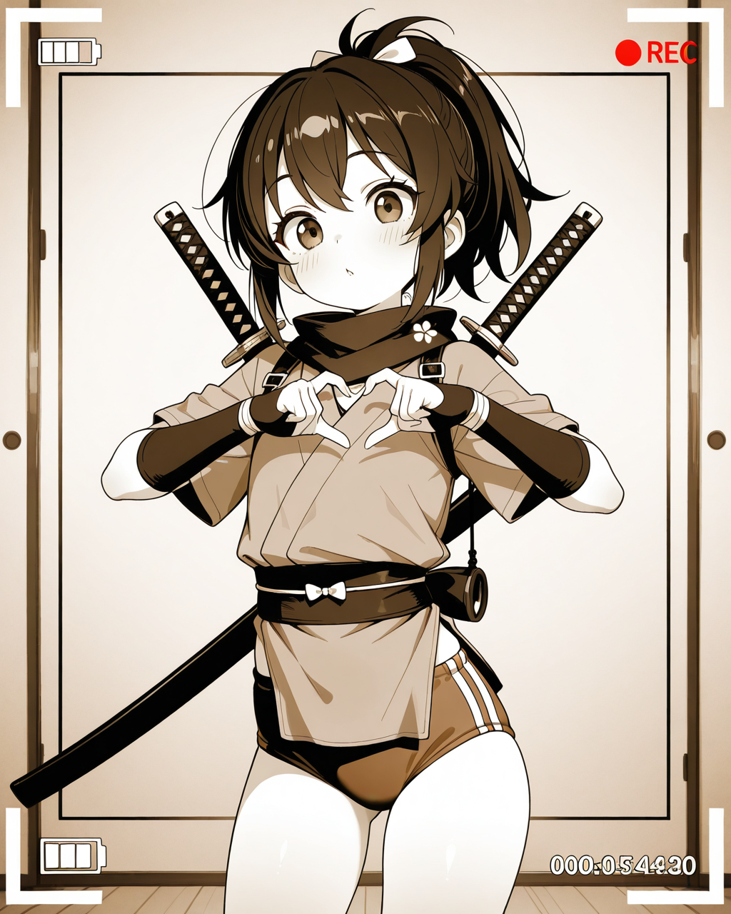 監視カメラに映ってしまった忍ルマ