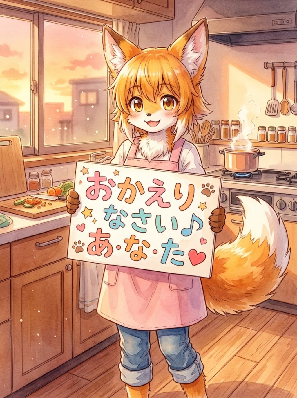 おかえりなさい♪あ・な・た❤️