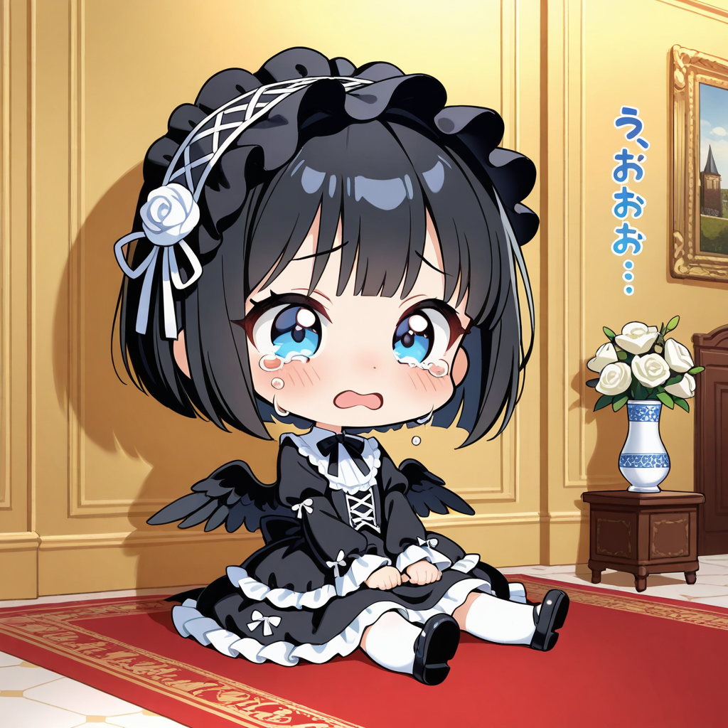 ちび過ぎる翼のゴスロリ！！