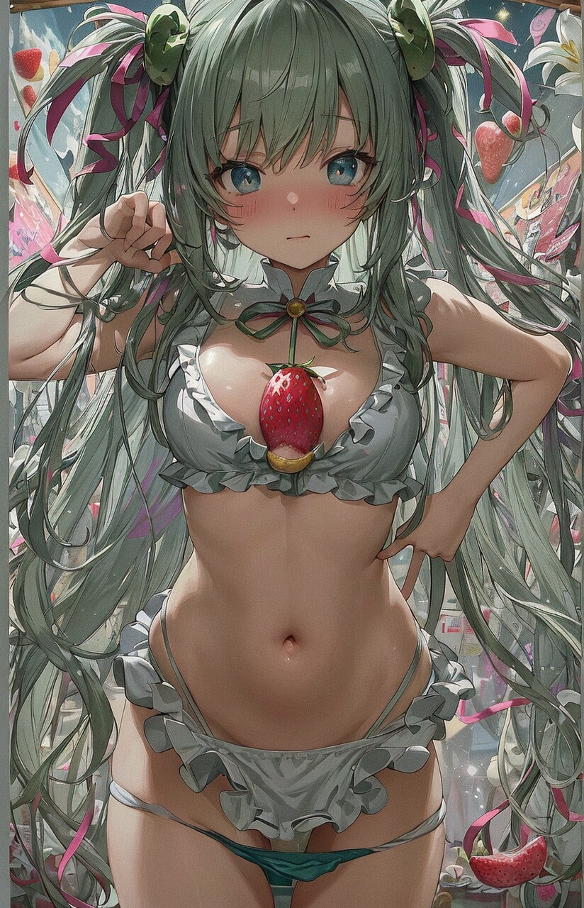 祝！デイリーランキング、イチゴちゃんついばんで♡