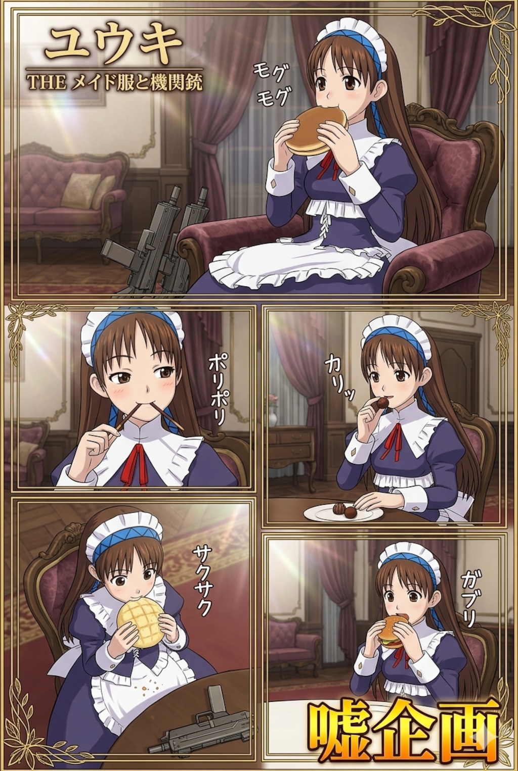 THEメイド服と機関銃　ユウキ　食事