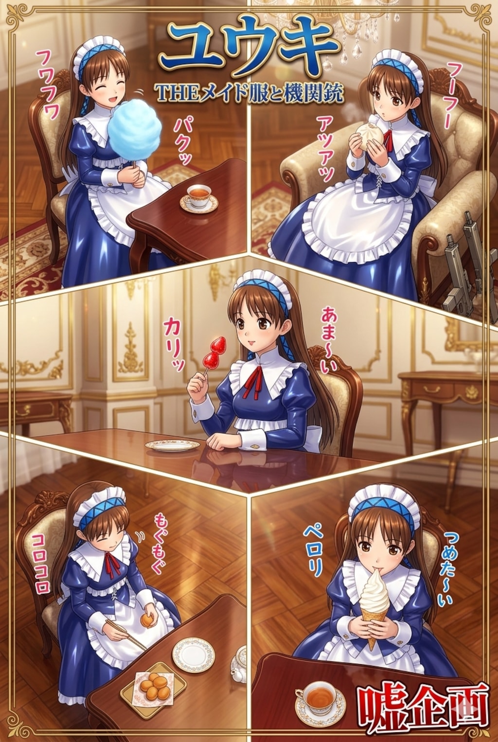 THEメイド服と機関銃　ユウキ　食事