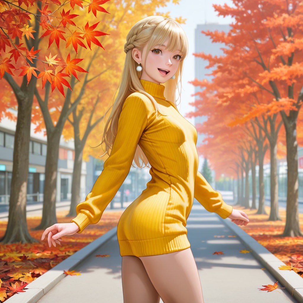 澪奈 sweater dress (10)