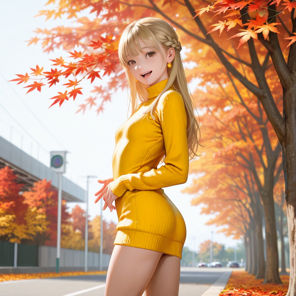 澪奈 sweater dress (10)