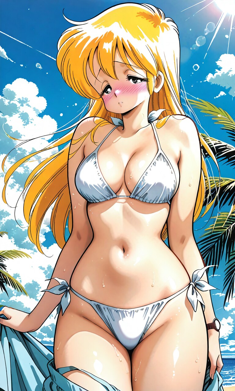 白いビキニ