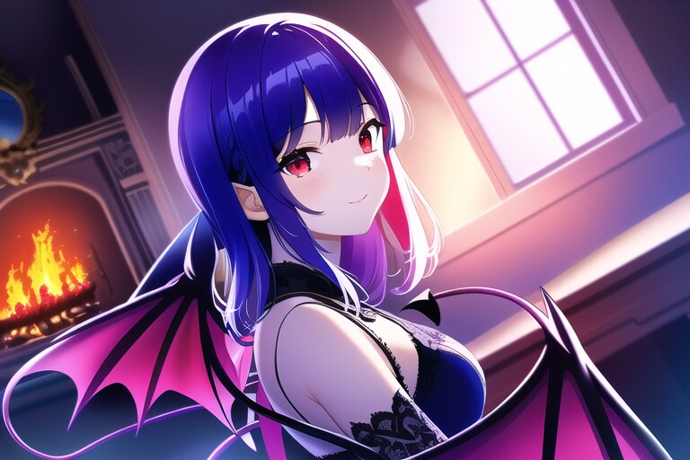 悪魔系美少女、お城にて